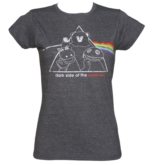 Ladies Dark Side Of Rainbow T-Shirt