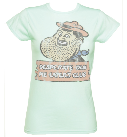 TruffleShuffle Ladies Desperate Dan Pie Eaters Club T-Shirt