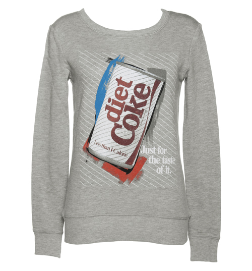 TruffleShuffle Ladies Diet Coke Retro Stripes Sweater
