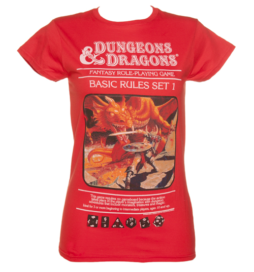 TruffleShuffle Ladies Dungeons and Dragons T-Shirt