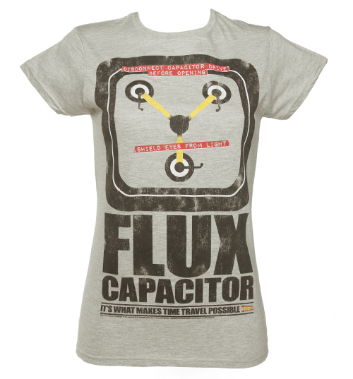 TruffleShuffle Ladies Flux Capacitor Back To The Future Glow In