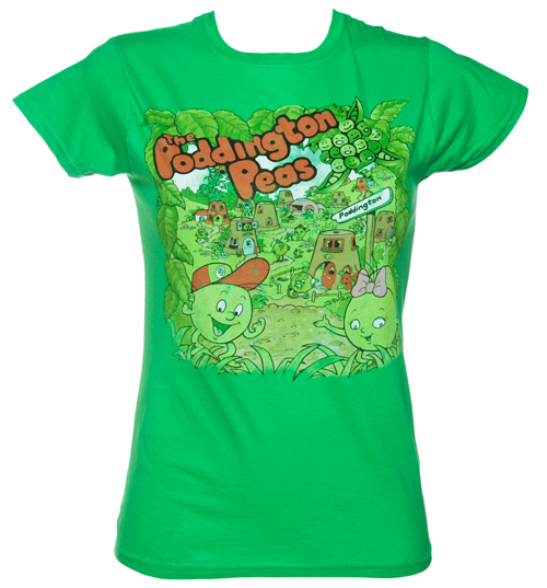 Ladies Green Poddington Peas Opening Credits T