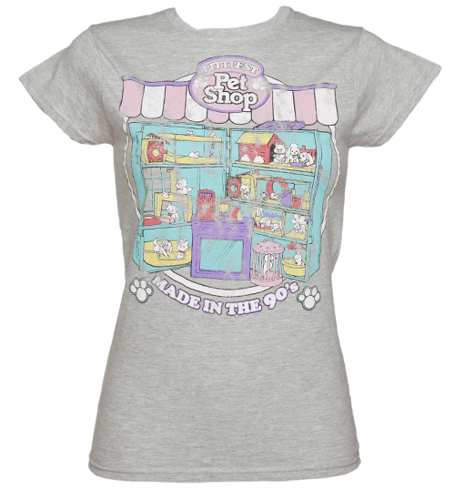 Ladies Grey Littlest Pet Shop T-Shirt
