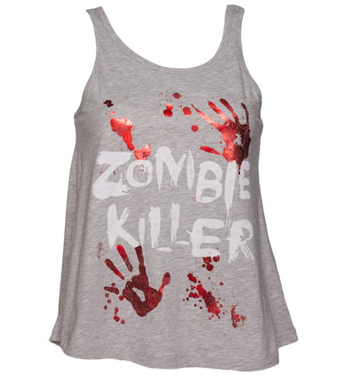 TruffleShuffle Ladies Grey Zombie Killer Swing Vest