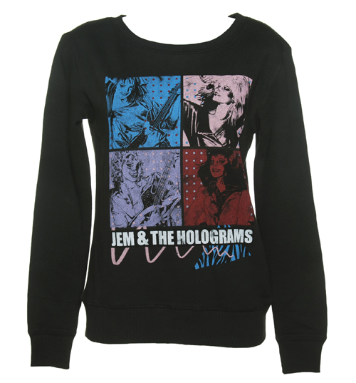 Ladies Jem And The Holograms Band Pullover