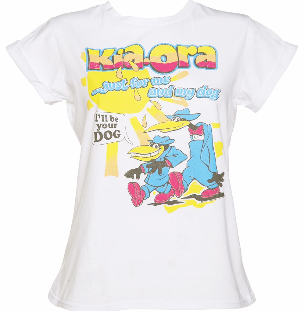 Ladies Kia-Ora Ill Be Your Dog Rolled Sleeve