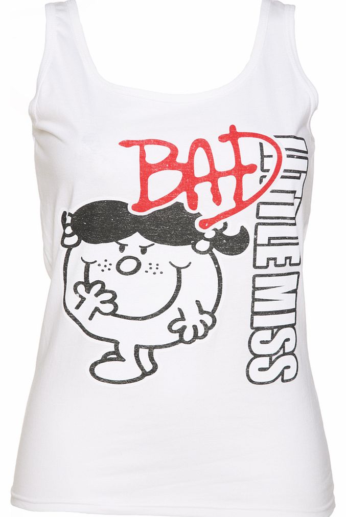 TruffleShuffle Ladies Little Miss Bad Graffiti Vest