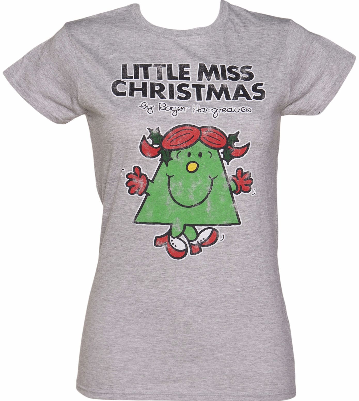 TruffleShuffle Ladies Little Miss Christmas T-Shirt