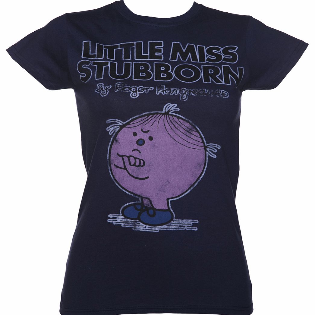 TruffleShuffle Ladies Little Miss Stubborn Little Miss T-Shirt