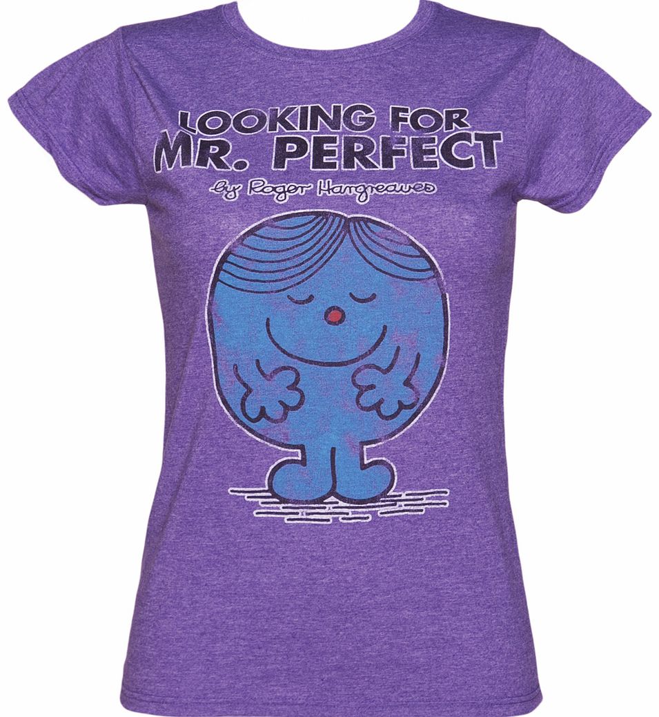 TruffleShuffle Ladies Looking For Mr Perfect Mr Men T-Shirt