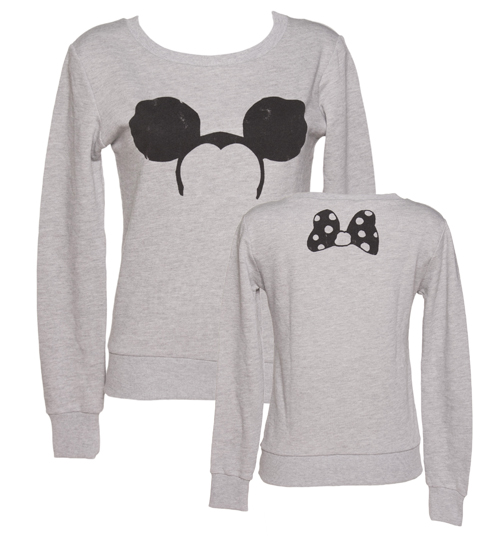TruffleShuffle Ladies Mouse Ears And Bow Sweater