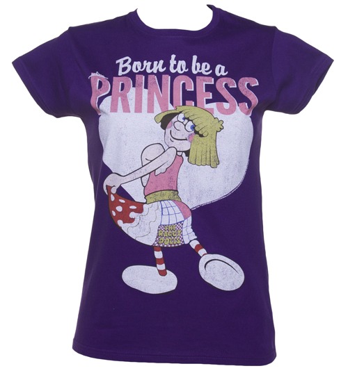 TruffleShuffle Ladies Purple Raggy Dolls Born To Be A Princess
