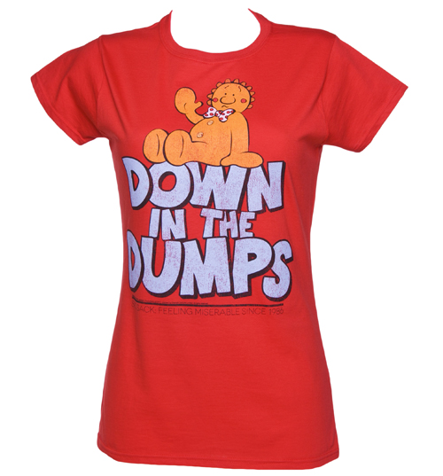 TruffleShuffle Ladies Red Sad Sack Down In The Dumps Raggy