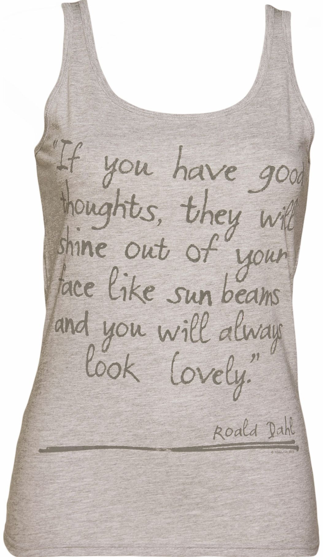 Ladies Roald Dahl Good Thoughts Vest