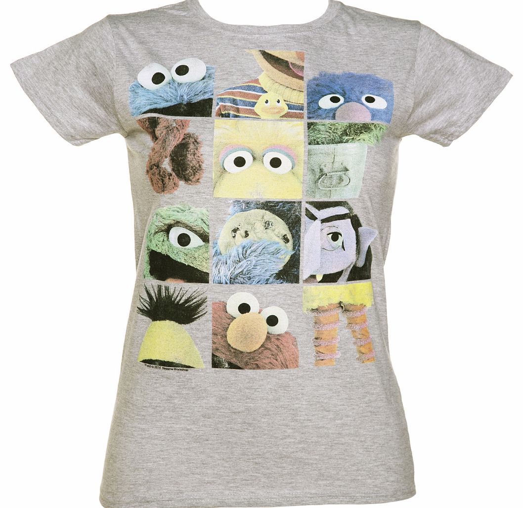 TruffleShuffle Ladies Sesame Street Mash Up T-Shirt