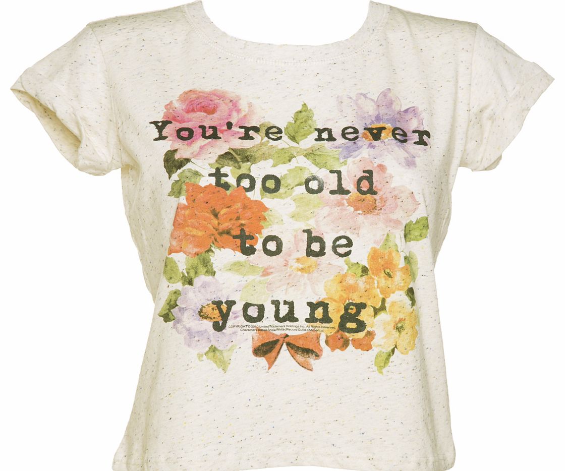 Ladies Snow White Never Too Old Speckled Rolled