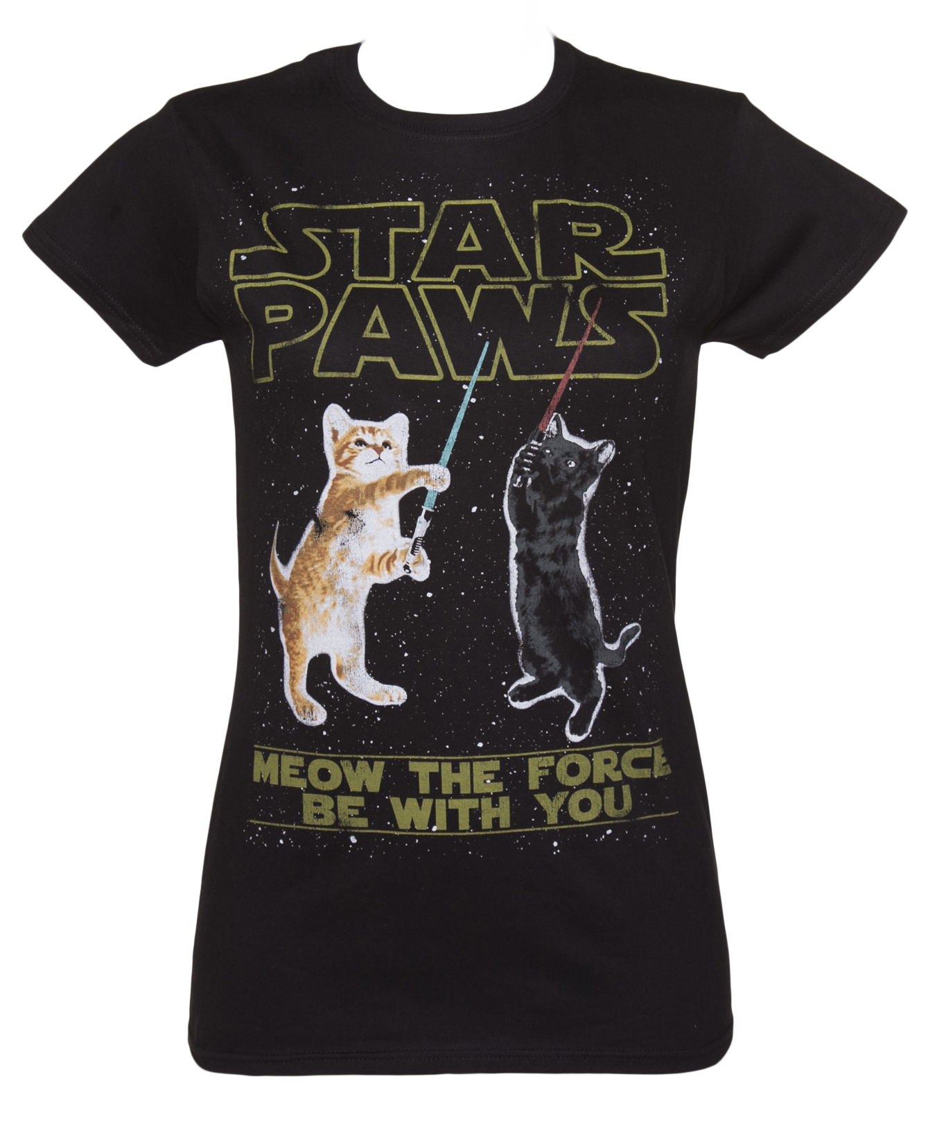 TruffleShuffle Ladies Star Paws Parody T-Shirt
