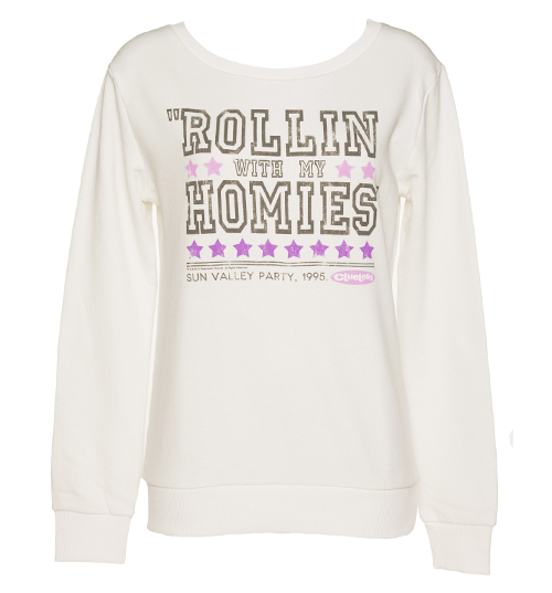 TruffleShuffle Ladies Sugar White Rollin With My Homies