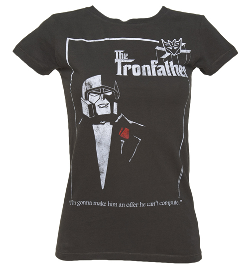 TruffleShuffle Ladies The Tronfather Longline Transformers