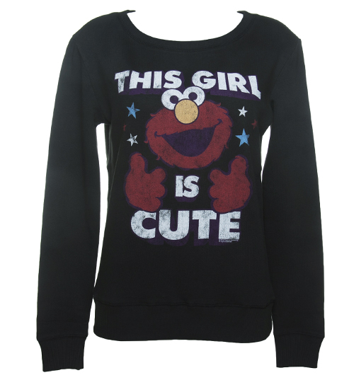 TruffleShuffle Ladies This Girl Is Cute Ladies Elmo Sweater