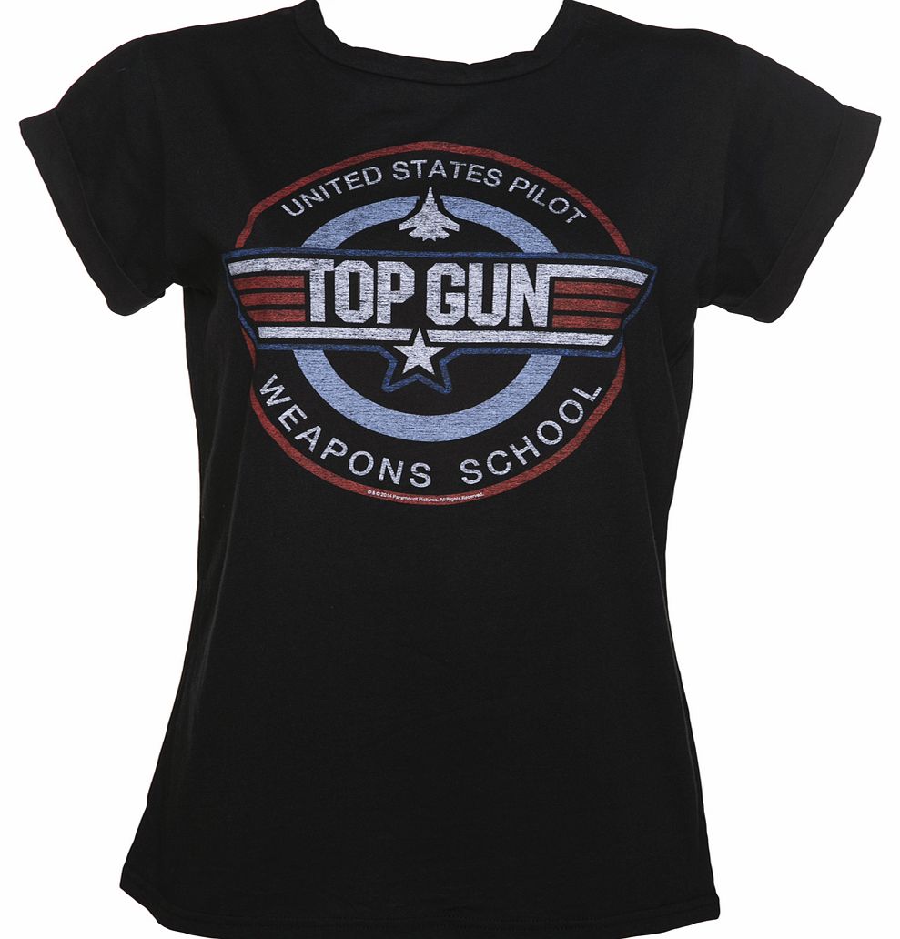 TruffleShuffle Ladies Top Gun Fighter Weapon School Rolled