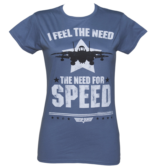 TruffleShuffle Ladies Top Gun Need For Speed T-Shirt