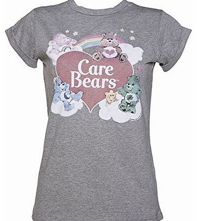 TruffleShuffle Ladies Vintage Care Bears Rolled Sleeve Boyfriend T Shirt