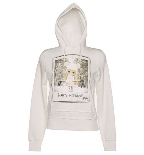 TruffleShuffle Ladies White Alpine Blythe Hoodie
