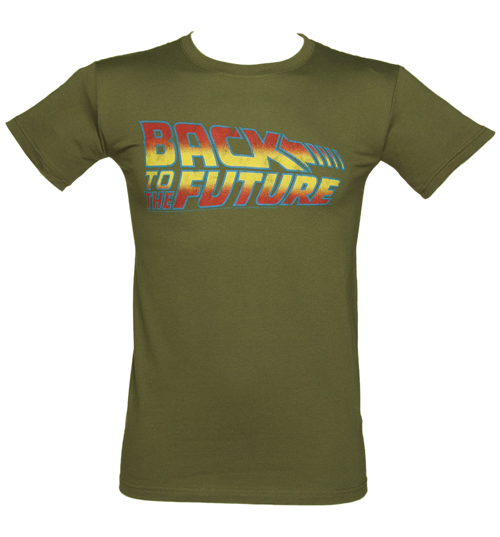 TruffleShuffle Mens Back To The Future Logo T-Shirt