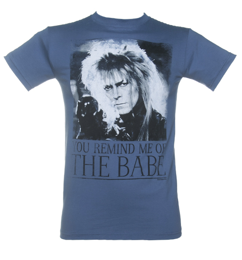TruffleShuffle Mens Blue You Remind Me Of The Babe Bowie
