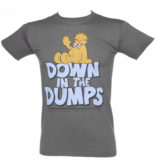 Mens Charcoal Sad Sack Down In The Dumps