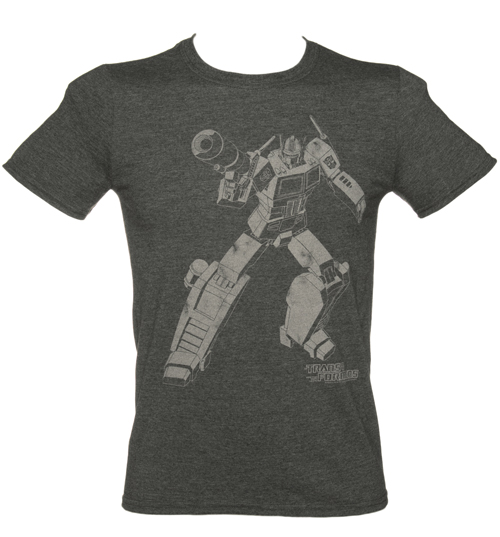 TruffleShuffle Mens Dark Heather Transformers Optimus