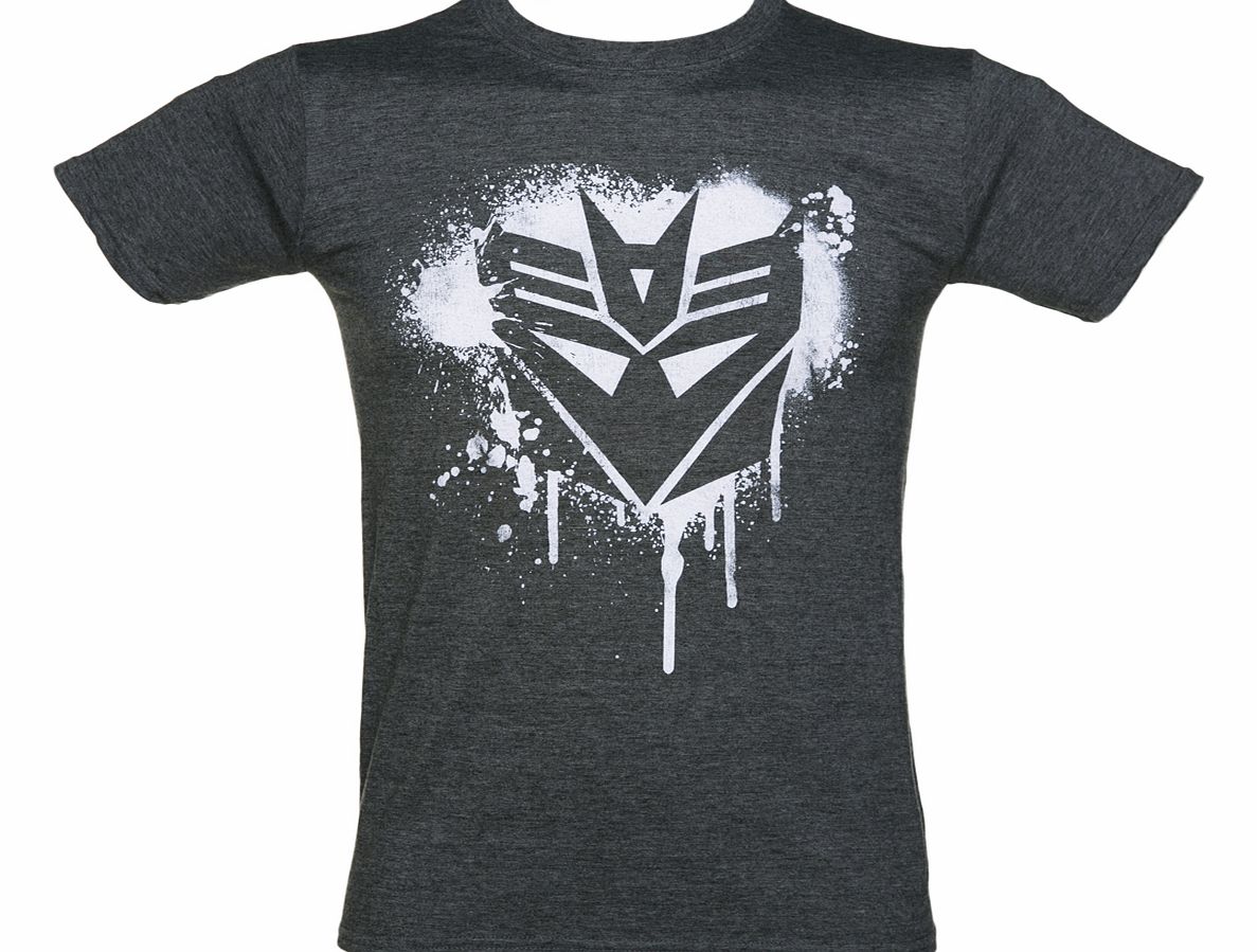 TruffleShuffle Mens Decepticon Transformers Stencil T-Shirt