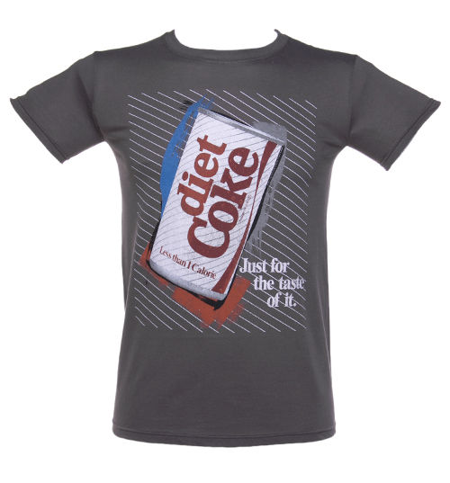 TruffleShuffle Mens Diet Coke Retro Stripes T-Shirt