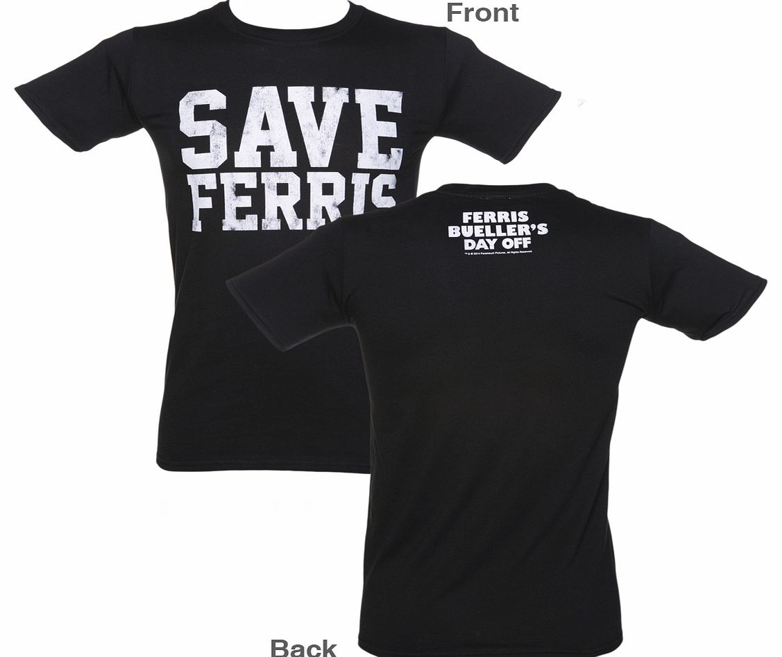Mens Ferris Bueller Save Ferris T-Shirt