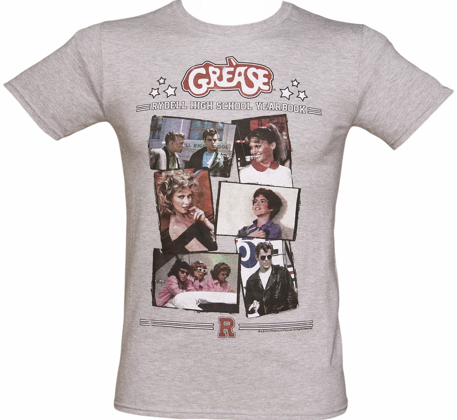 TruffleShuffle Mens Grease Rydell High Yearbook T-Shirt