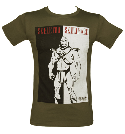 Mens Green Masters of the Universe Skeletor