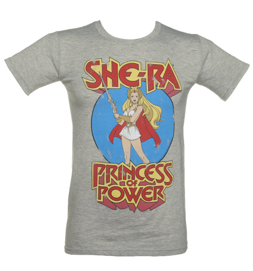 Mens Grey She-Ra Princess Of Power T-Shirt