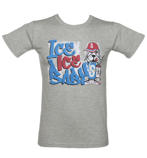 TruffleShuffle Mens Grey Slush Puppie Ice Ice Baby T-Shirt