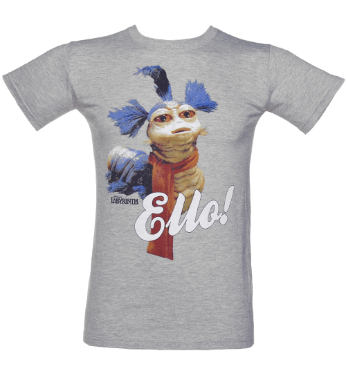 TruffleShuffle Mens Grey Worm Ello Labyrinth T-Shirt