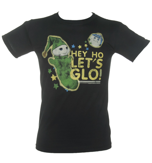 TruffleShuffle Mens Hey Ho Lets Glo Glo Worm T-Shirt