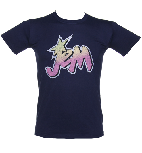 TruffleShuffle Mens Jem and The Holograms Logo T-Shirt