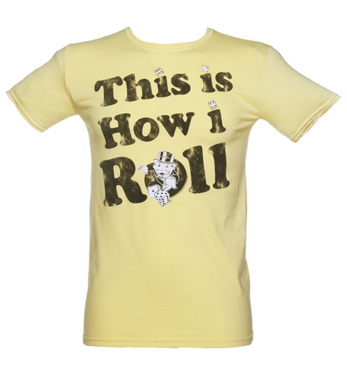 TruffleShuffle Mens Monopoly This Is How I Roll T-Shirt
