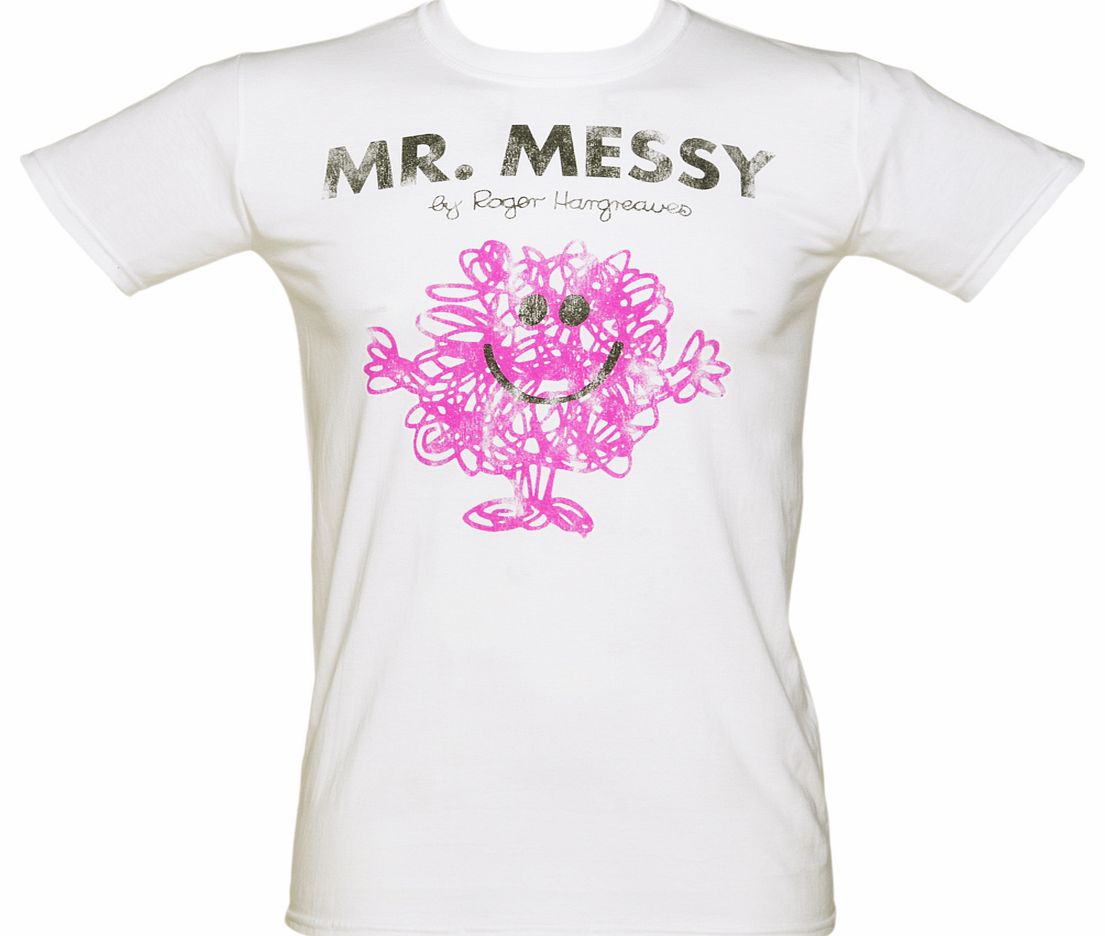 TruffleShuffle Mens Mr Messy Mr Men T-Shirt