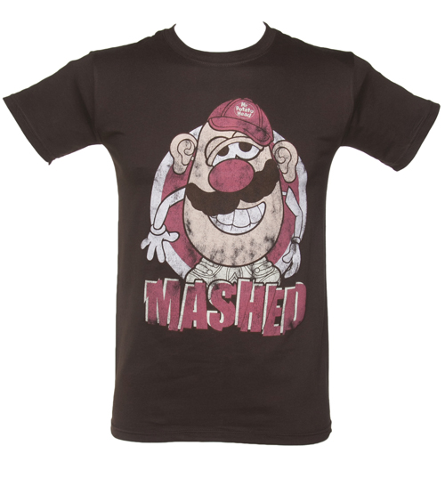 TruffleShuffle Mens Mr Potato Head Mashed T-Shirt
