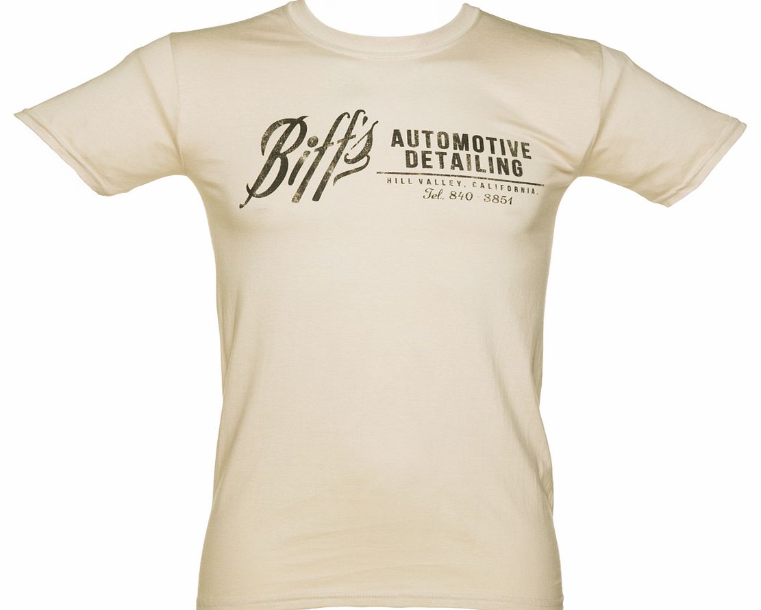 TruffleShuffle Mens Off White Biffs Automotive Detailing T-Shirt