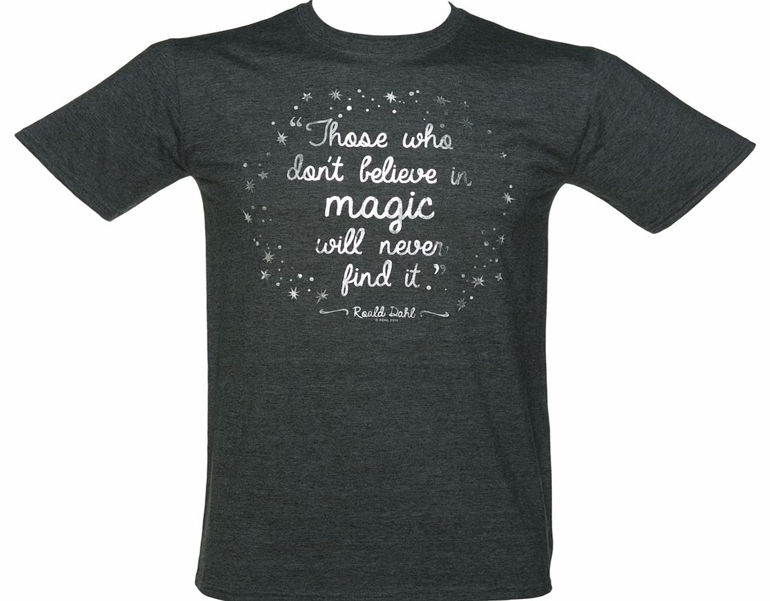 TruffleShuffle Mens Roald Dahl Believe In Magic Foil Print