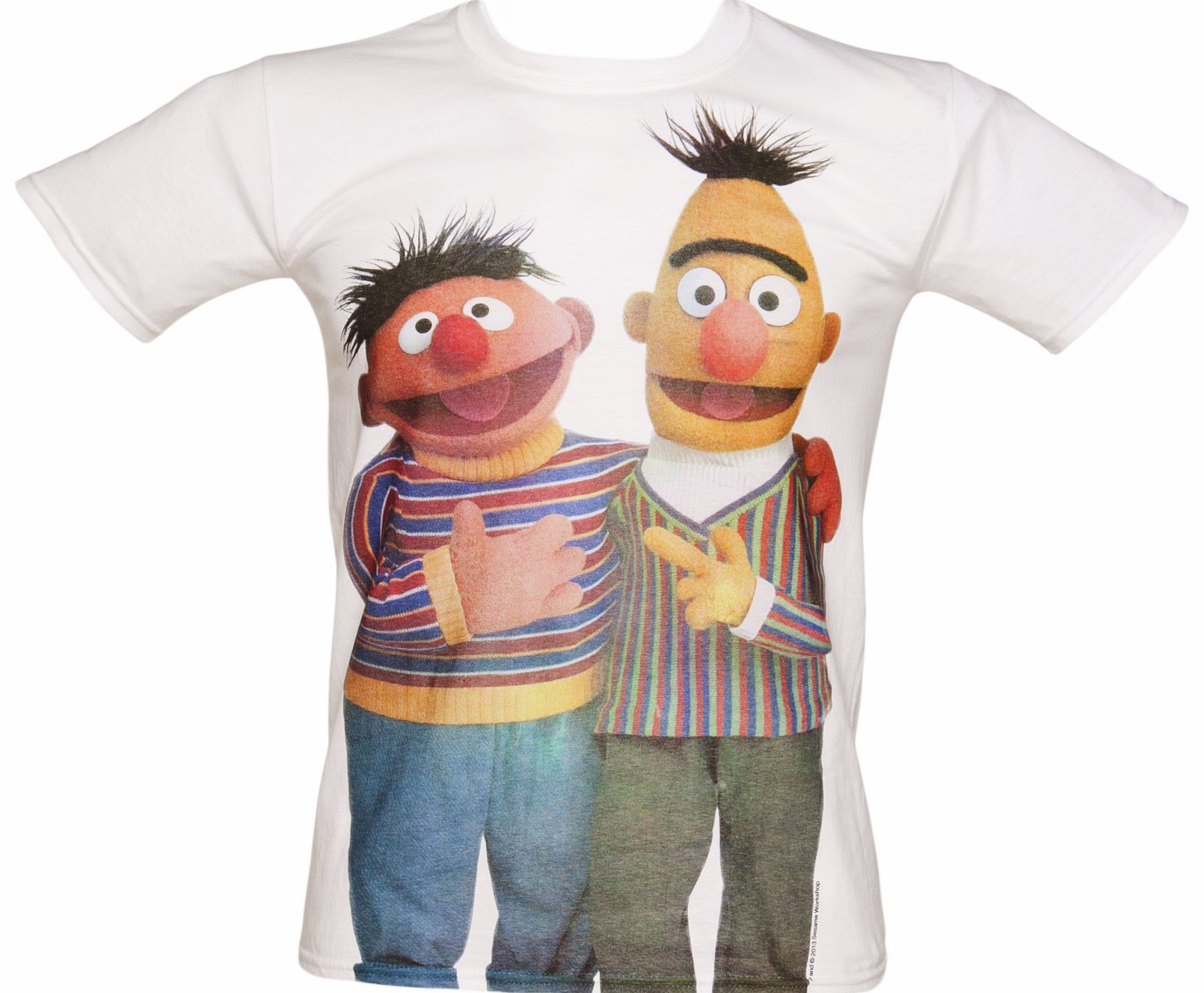 TruffleShuffle Mens Sesame Street Bert and Ernie T-Shirt