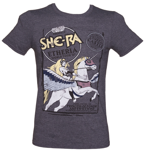 TruffleShuffle Mens She-Ra Etheria World Tour 87 T-Shirt