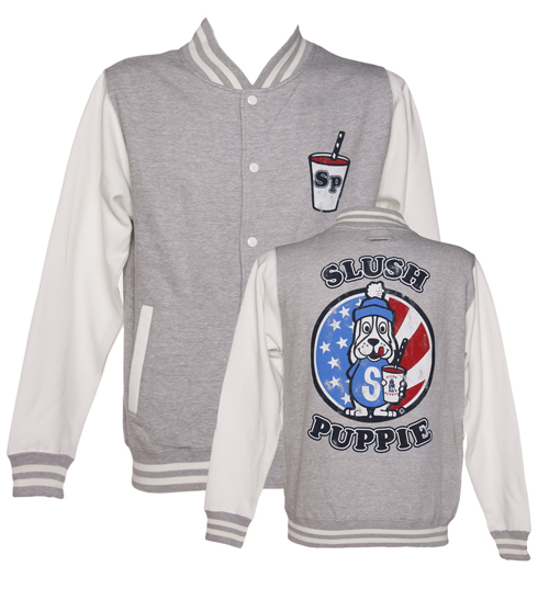 Mens Slush Puppie US Flag Varsity Jacket